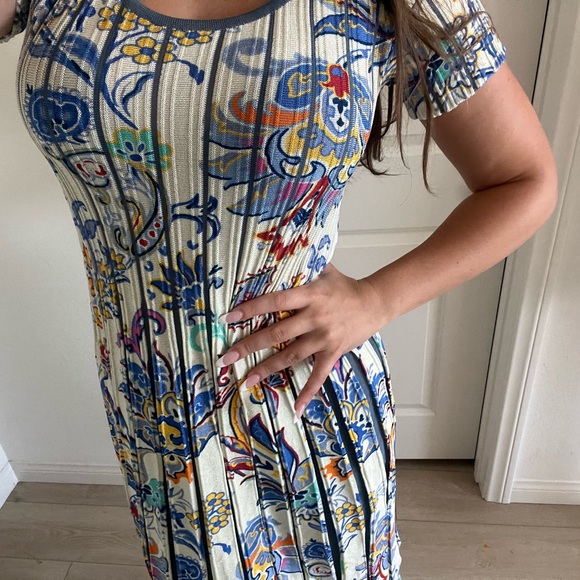 $2,350 Etro paisley pleated Knit Midi Dress - Picture 8 of 13